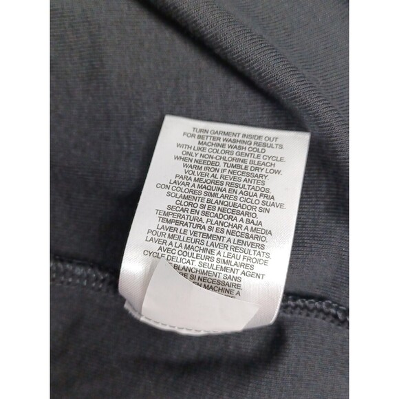 Ellen Tracy 3/4 roll-tab sleeve Black Top Sz L MSRP $69.50 - Picture 9 of 11